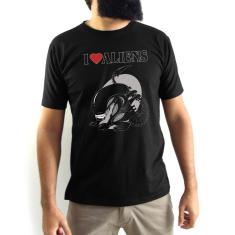 Imagem de Camiseta Masculina I love Aliens 