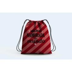 Imagem de Mochila Saco Presente Melhor Namorada Do Mundo