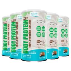 Imagem de Kit 5 Body Protein de Coco Equaliv 440g