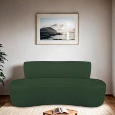 Imagem de Sofá Orgânico 180cm 3 Lugares Antonela Verde
