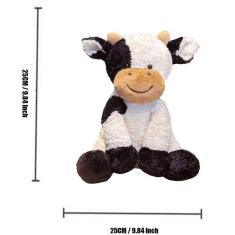 Imagem de 25cm vaca cartoon boneca travesseiro de pelúcia animal de pelúcia boneca bonito 