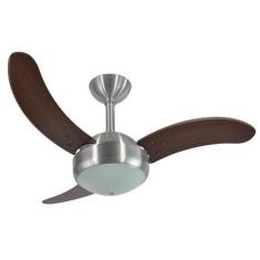 Imagem de Ventilador De Teto Infinity Max Escovado 3 Pás Mdf Tabaco 110V 1007