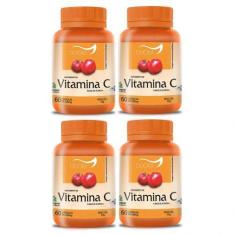 Imagem de Kit Com 4 Vitamina C A Base De Acerola 1 Capsula Ao Dia Duom Com 60 Ca