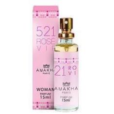 Imagem de Perfume 521 Rose Vip Parfum Feminino Amakha Paris 15ml