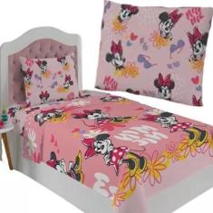 Imagem de Jogo De Cama Infantil 3 Pecas Mickey Solteiro Microfibra Modelo:Minnie