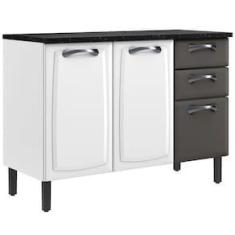 Imagem de Balcão Triplo Itatiaia New Premium com 3 Portas, 2 Gavetas e 3 Prateleiras - 120cm de largura