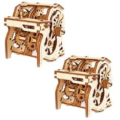 Imagem de Montado Quebra-cabeças requintados Quebra-cabeças Quebra-cabeças 3D de madeira Kits de modelos Conjuntos mecânicos Kits de artesanato para quebra-cabeças a partir de 14 anos Engraçado