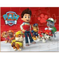 Imagem de Quebra-cabeca madeira patrulha canina 30 pecas nig brinquedos