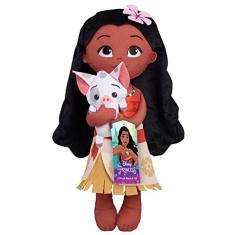 Imagem de Disney Princess Lil` Friends Plush Moana & Pua 14-inch Plush Doll, Brinquedos Infantis para Idades 3 Up