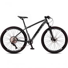 Imagem de Bicicleta Dropp Sw 12v Aro 29 Freio Hidráulico Suspensão Com Trava Grafite + Preto