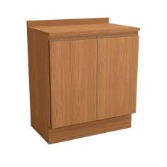 Imagem de Balcão de Cozinha 800mm com Tampo de Madeira Canela