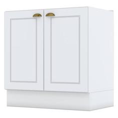 Imagem de Armário De Cozinha Nova York 2 Portas 1 Prateleira Branco Hp - Henn