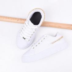 Imagem de Tênis Lindo Chain Leve Correntinha Confortável Feminino - Neblink, Bra