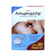 Imagem de Absorvente Para Seios Amamente 30 Unidades