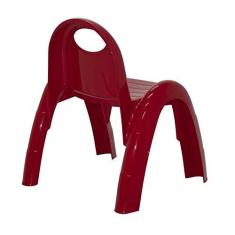 Imagem de Cadeira Plástica Monobloco com Braços Infantil Popi Sem Inserto Tramontina Vermelho