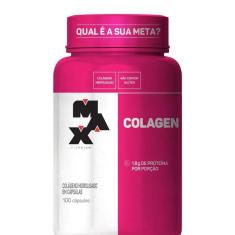 Imagem de Colagen Colágeno Hidrolisado Pote Com 100 Cápsulas Max Titanium