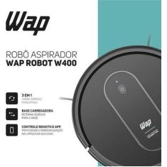 Imagem de Aspirador De Pó Robô Mars Wap | Controle Wi-fi | Preto/verde Aspirador de pó robô mars wap | controle wi-fi | preto/verde