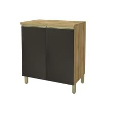 Imagem de Balcão De Cozinha 2 Portas Com Tampo 80cm Star Indekes