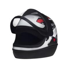 Imagem de Capacete de Moto Fechado San Marino GRAFIC Branco Tamanho 56 - Taurus 