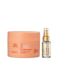 Imagem de Máscara Invigo Nutri-Enrich + Óleo Capilar Oil Reflection - Wella Prof