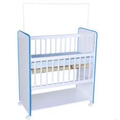 Imagem de Mini Berço New Baby Bed Side Grade Móvel + Colchão - Kasa Sofá, Branco