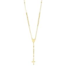 Imagem de Colar Masculino Terço Rosário Para Homens Banhado A Ouro 18K