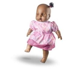 Imagem de Boneca Super Macia Baby Bebê Judy Negra Milk Brinquedos 469