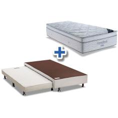 Imagem de Cama Box+Auxiliar+Colchão Ortobom SuperPocket Freedom Solteiro 88