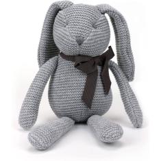 Imagem de Fluffyfun Pelúcia Baby Bunny Rabbit Recheado Brinquedo Animal 12" (Cinza)