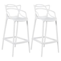 Imagem de Kit - 2 X Banquetas Altas Masters Allegra - Branco