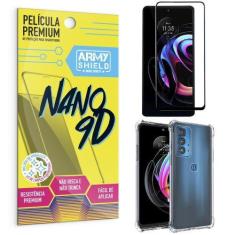 Imagem de Kit Moto Edge 20 Pro Película Premium Nano 9D + Capa Anti Impacto - Ar