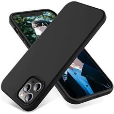 Imagem de OTOFLY Capa compatível com iPhone 12 Pro Max de 6,7 polegadas (2020), [série de toque suave e sedoso] Capa protetora completa de borracha de silicone líquido macio premium para iPhone 12 Pro Max