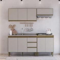 Imagem de Cozinha Modulada 4 Peças 2 Aéreos 2 Balcões Margarida