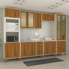 Imagem de Cozinha Completa com 6 Peças e Vidro Reflecta Sofia Luciane Móveis