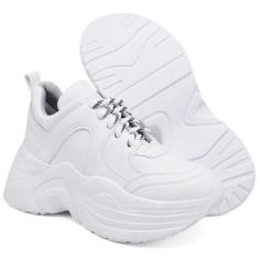 Imagem de Tênis Feminino Tratorado Sneaker Chunky Classico Sola Alta (Th189-190-