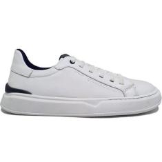 Imagem de Tênis Casual Masculino Dublin Laroche Em Couro Branco Oferta, Branco, 