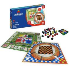 Imagem de Brinquedo 18 Jogos Clássicos de Tabuleiro - Xalingo