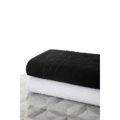 Imagem de Kit 4 Toalha De Banho Profissional Preto