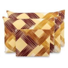 Imagem de Jogo de Lençol Cama Casal Padrão 03 Peças 400 Fios Micropercal Ponto P