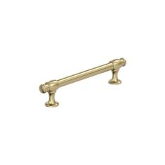 Imagem de Amerock | Puxador de armário | Champanhe dourado | Puxador de gaveta centro a centro de 128 mm (5-1/16 pol.) | Winsome | Ferragens de cozinha e banheiro | Ferragens para móveis