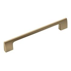 Imagem de Amerock | Puxador de armário | Champanhe dourado | 160 mm (6-5/16 polegadas) centro a centro | Riva | 1 pacote | Puxador de gaveta | Puxador de gaveta | Ferragens de armário