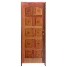 Imagem de Kit Porta de Madeira Maciça 10 Bicos Torneada Rodam Mista - 2.10 (A) X