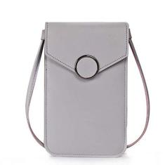 Imagem de CHENGBEI Bolsa tiracolo pequena para celular feminina, bolsa de ombro para celular, porta-cartões