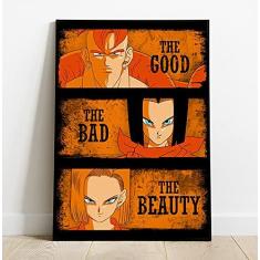 Quadro Decorativo Poster Game Dbz Desenho Goku em Promoção na Americanas