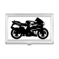 Imagem de Porta-cartões de visita com ilustração mecânica  para motocicleta
