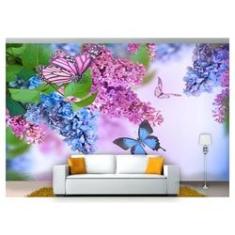 Imagem de Papel De Parede Floral Flores Textura Sala 3D 3M² Xfl214