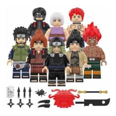 Imagem de Bonecos Blocos De Montar Kit Naruto Might Guy Especial - Mega Block To