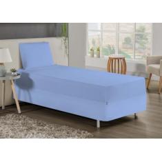 Imagem de Jogo De Lençol De Solteiro King 1M De Larg 2 Pç Alg Azul - Nathalia En