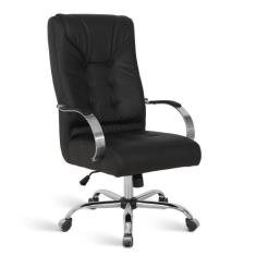 Imagem de Cadeira Presidente Para Escritório Linha Brescia Preto - Design Office