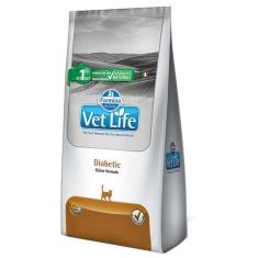 Imagem de Ração Farmina Vet Life Diabetic para Gatos Adultos Diabéticos - 2 Kg